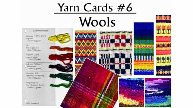 CL-17. Yarn cards #6 – wools