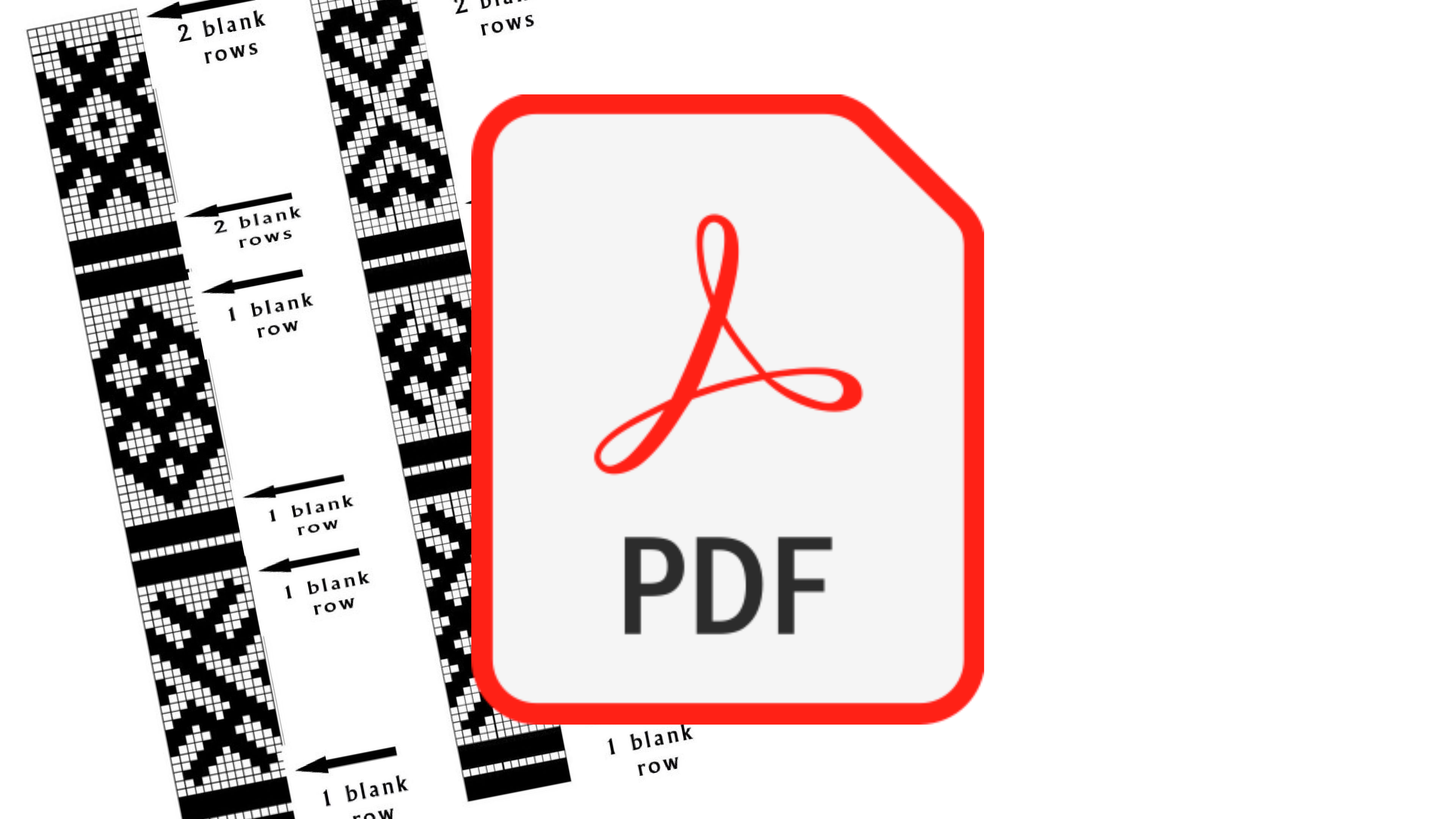 (BW-07) Rigid heddle #6 pattern