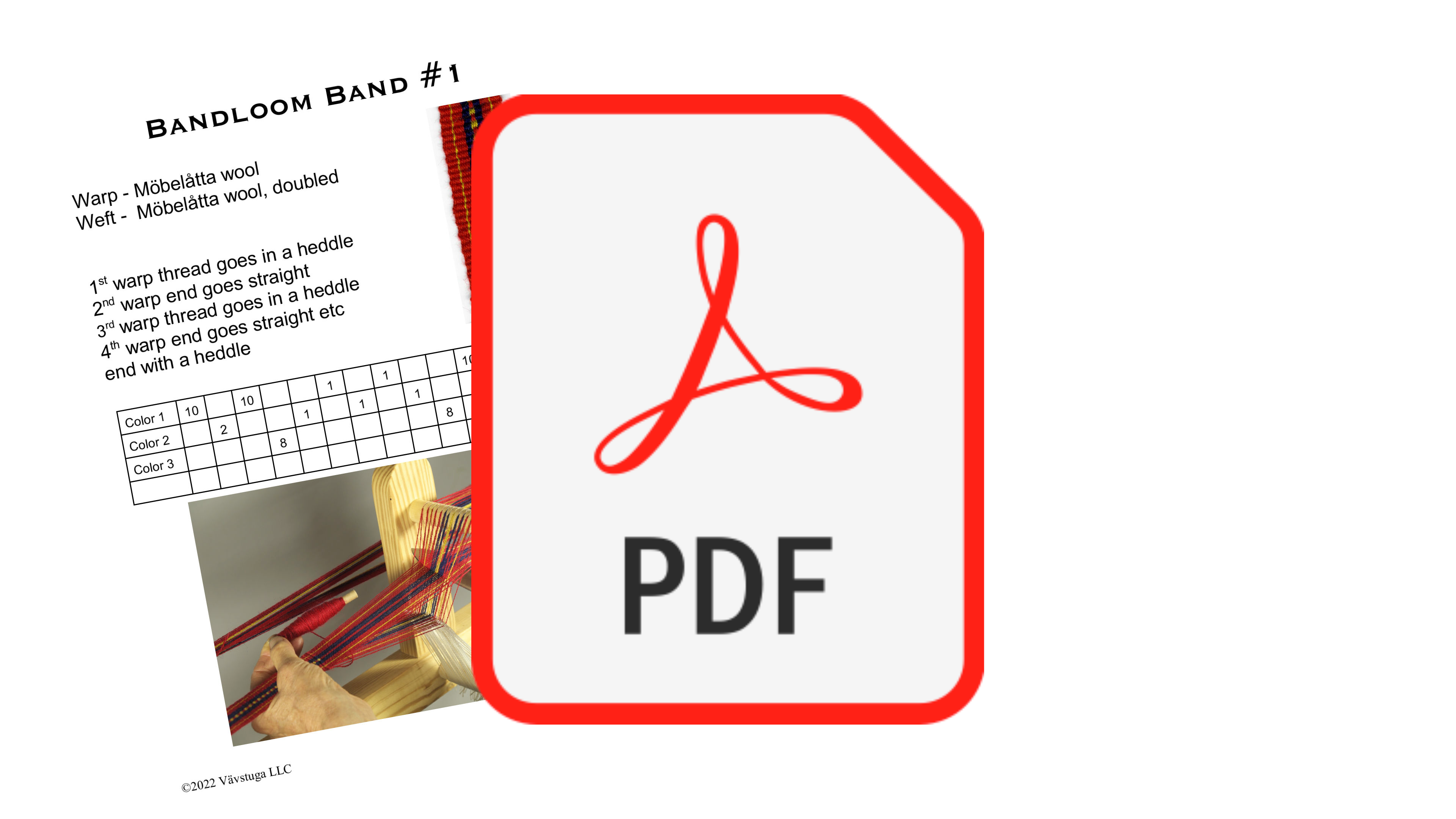 (BW-13) Vävstuga bandloom #1 project sheet