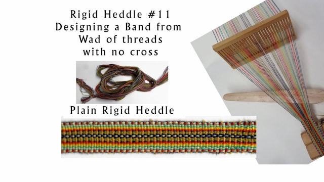 BW-12. Rigid heddle #11 – designing