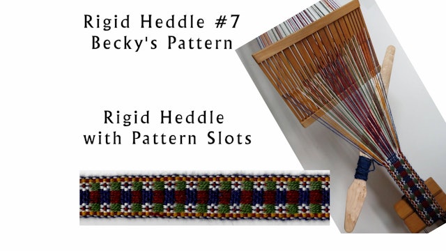 BW-08. Rigid heddle #7 – Becky's pattern