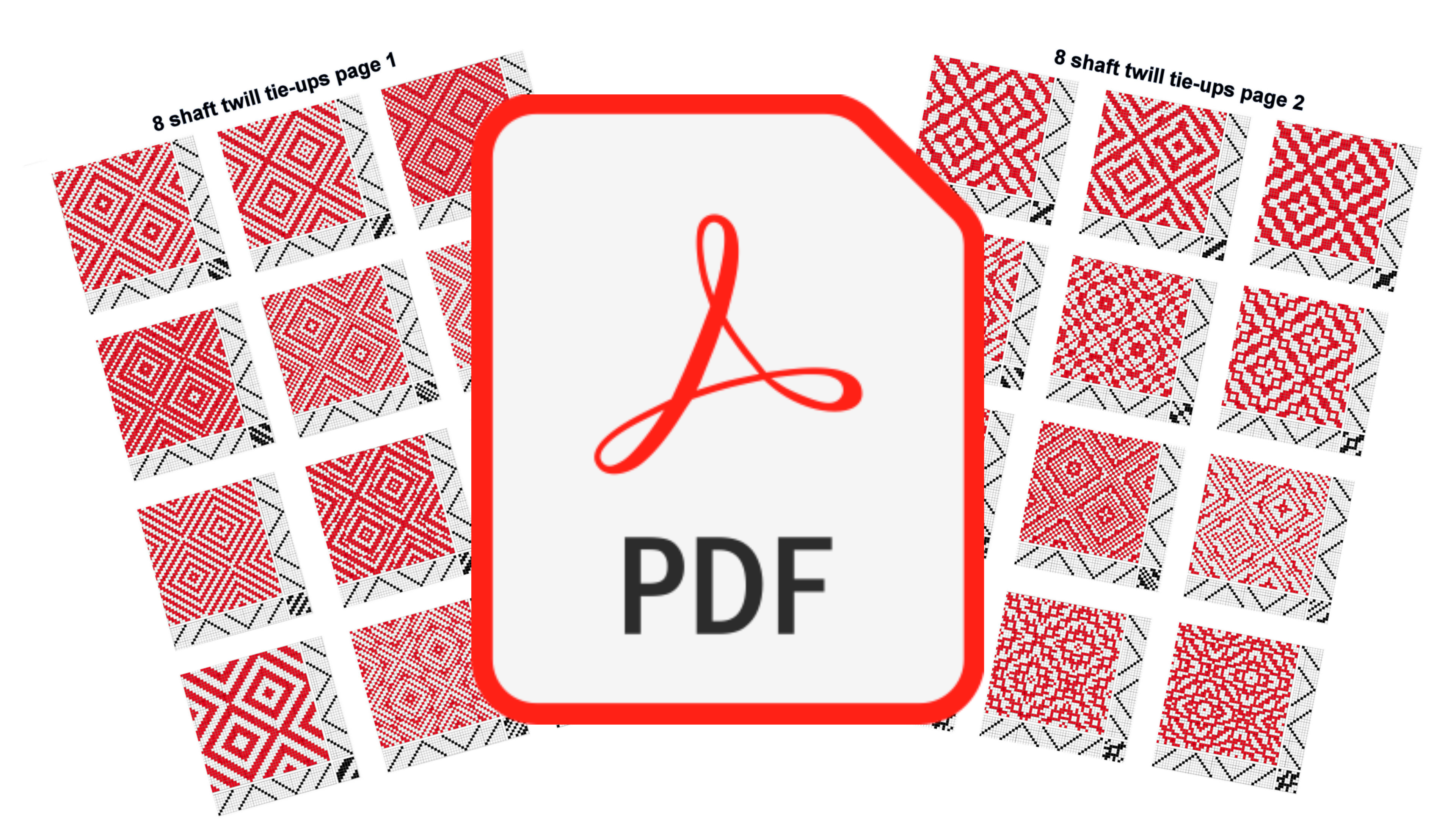 (CL-08) 8 shaft twill tie-ups