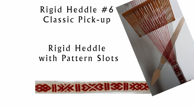 BW-07. Rigid heddle #6 – pattern slot