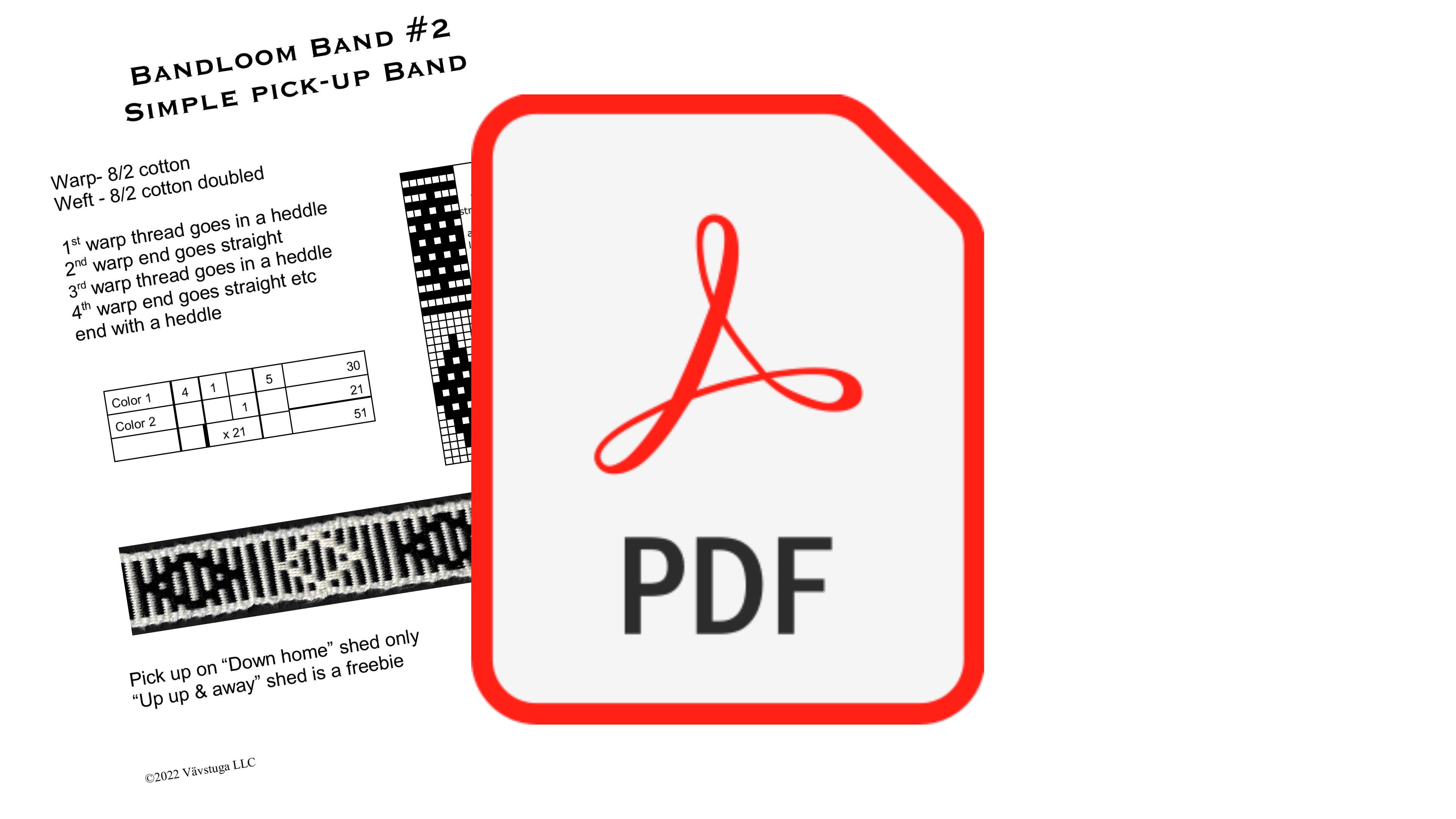 (BW-14) Vävstuga bandloom #2 project sheet