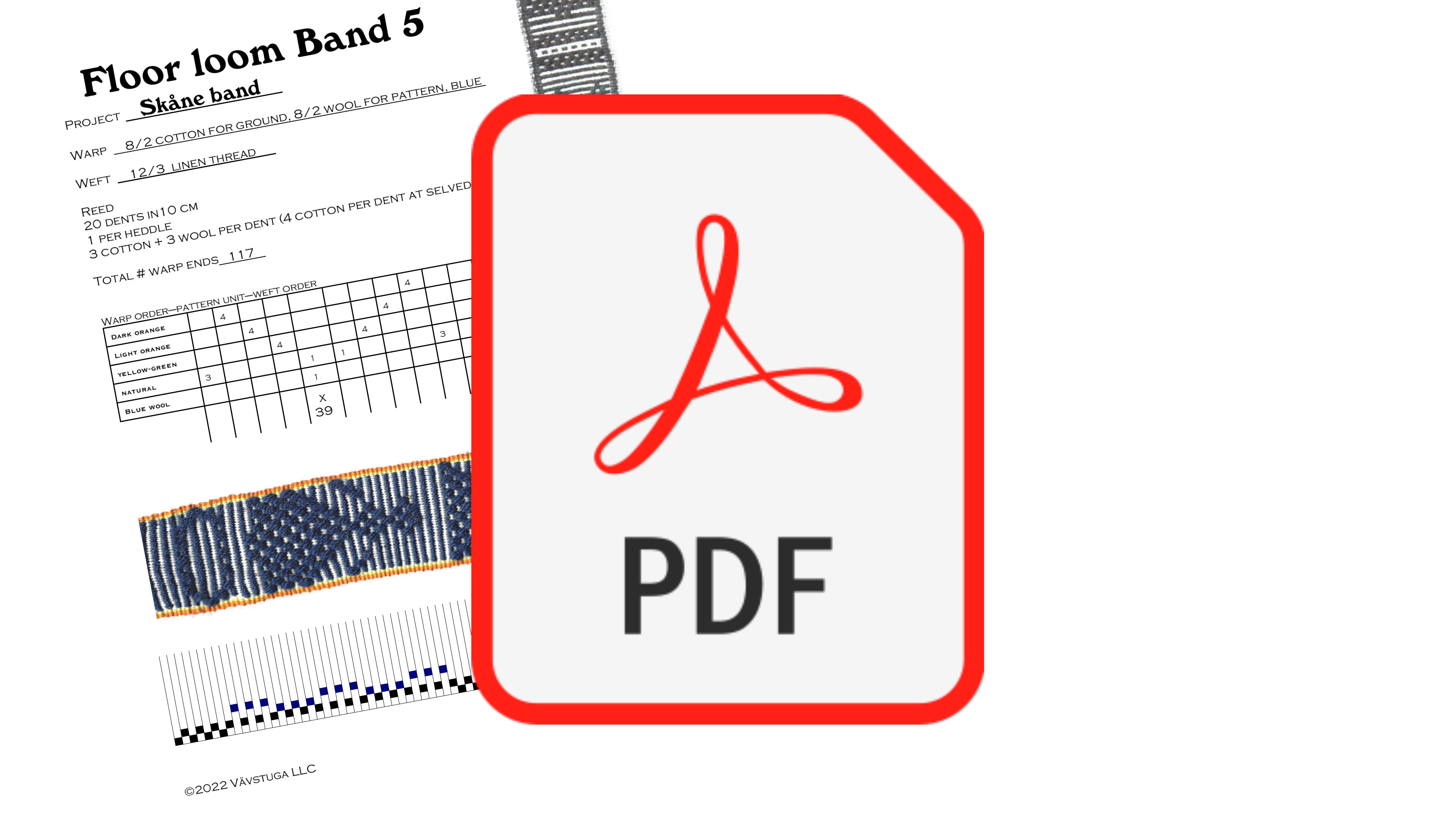 (BW-23) Floor loom #5 project sheet