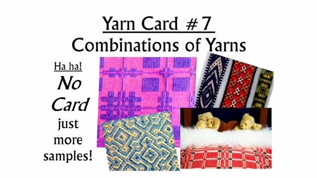 CL-18. Yarn cards #7 – combinations