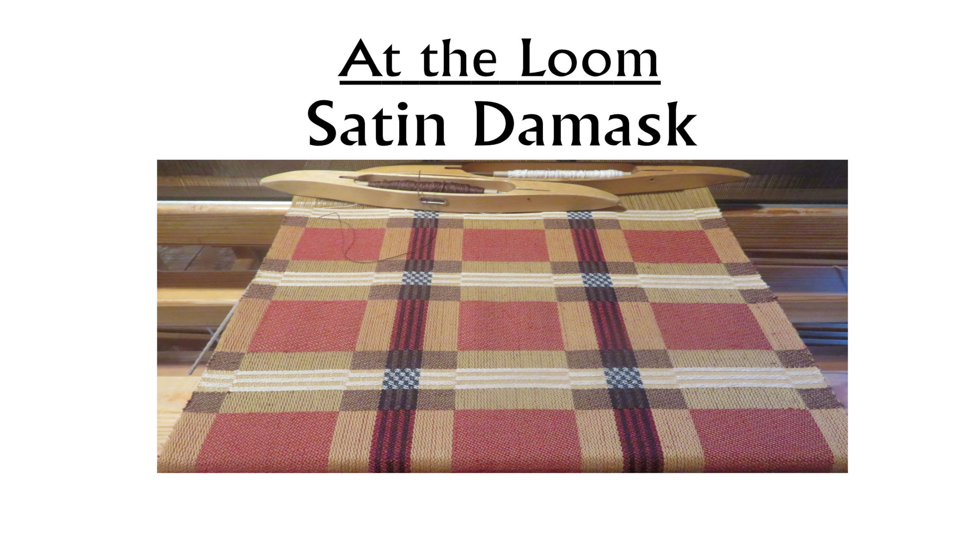 Classics Project #5: 10-shaft damask runner