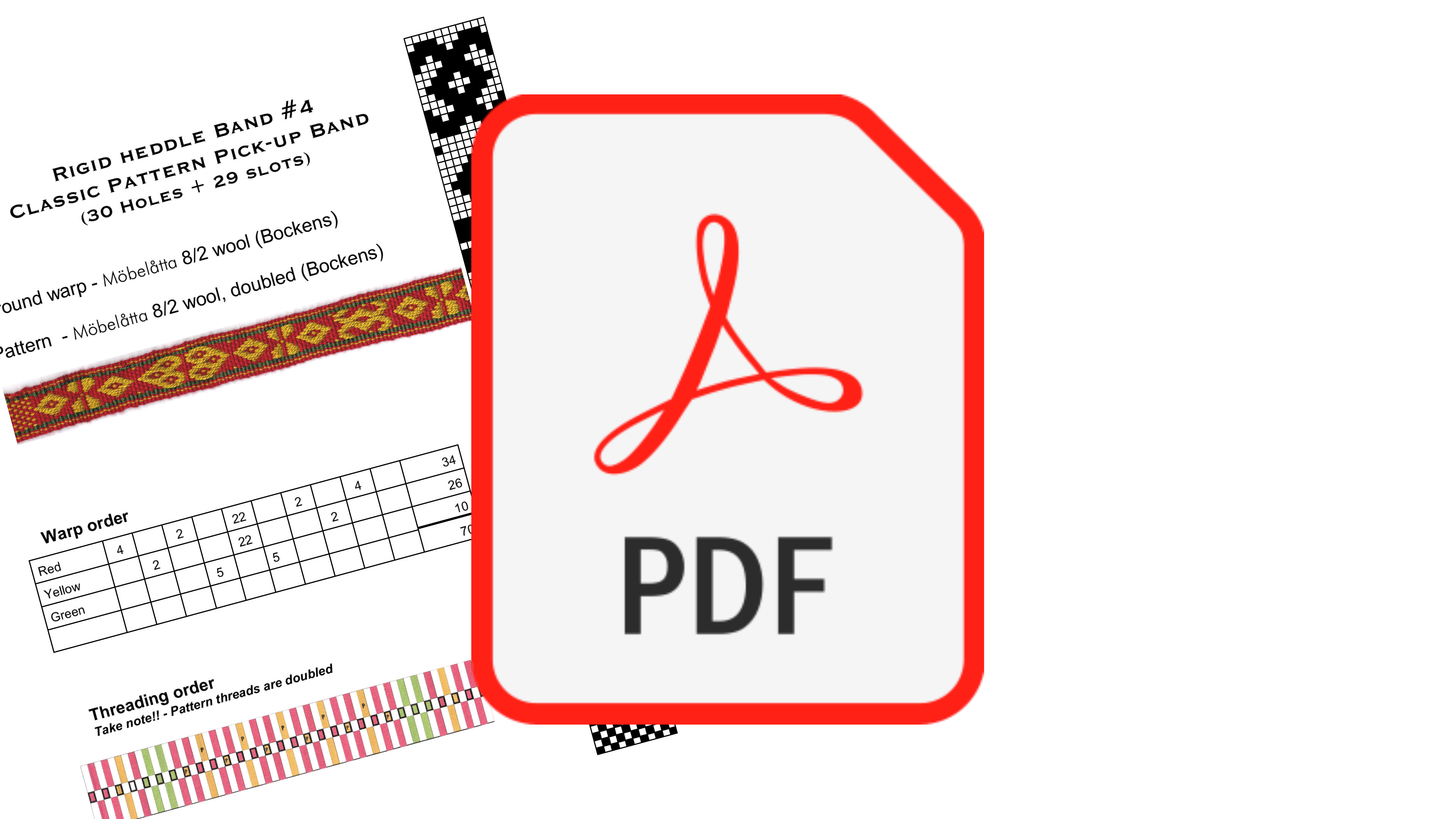 (BW-05) Rigid heddle #4 project sheet