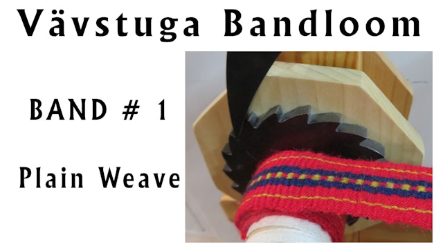 BW-13. Bandloom #1 – plain weave