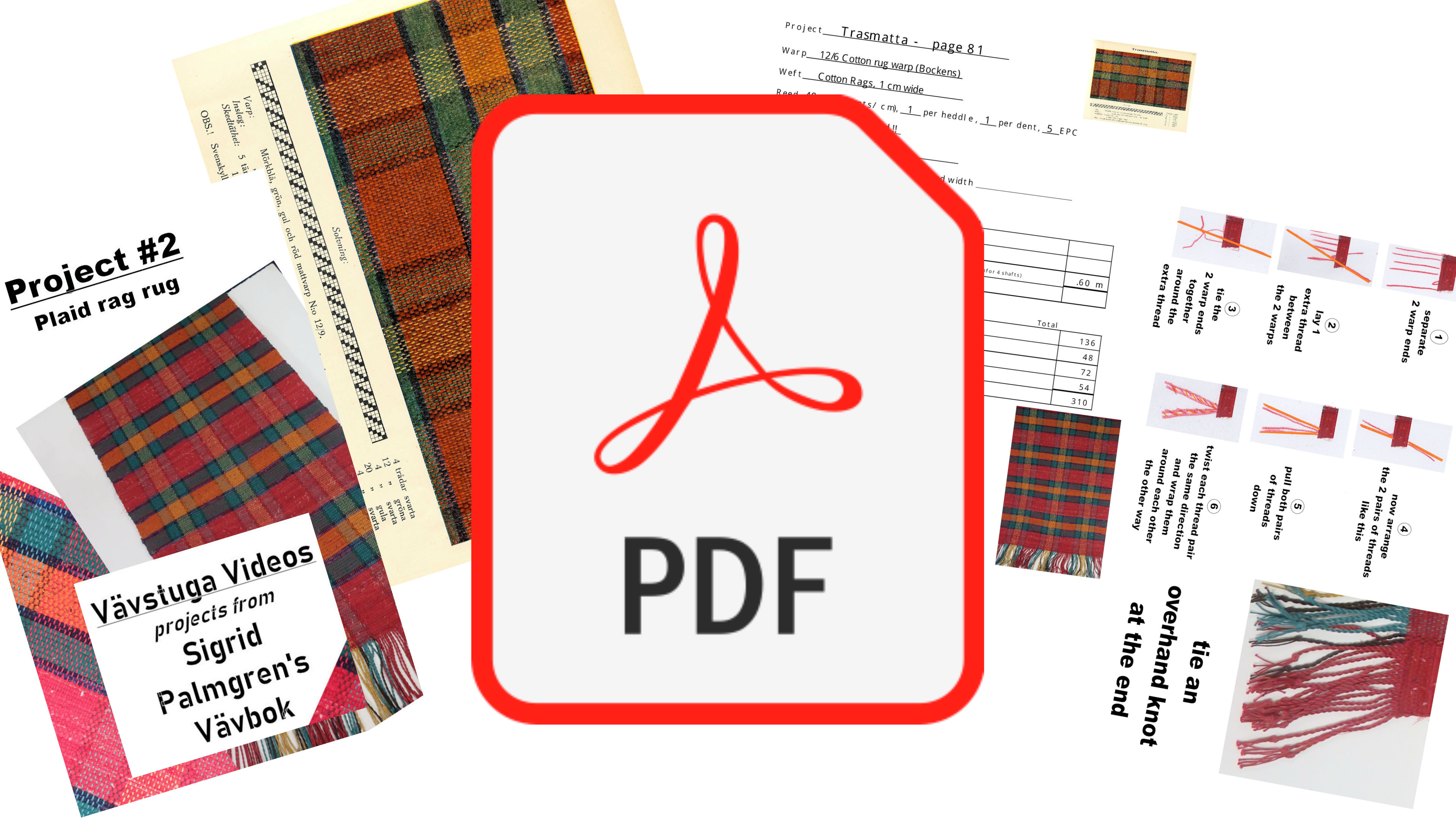 (PP-02) Plaid rug handouts