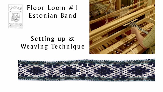 BW-19. Floor loom #1 – technique