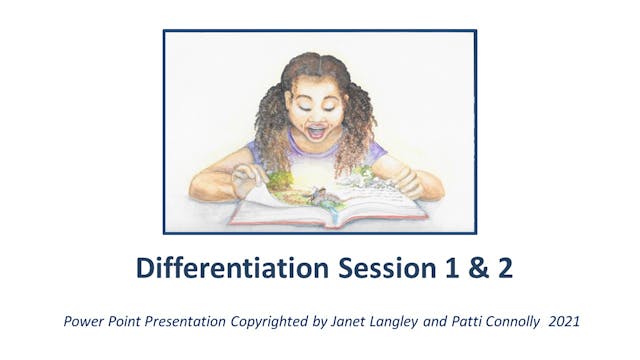 Differentiation Sessions 1 and 2