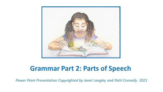 Grammer Session 2 Grade 3 - Parts of Speech