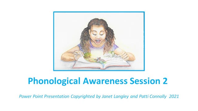 Phonological Awareness Session 2