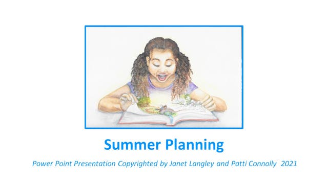 Summer Planning