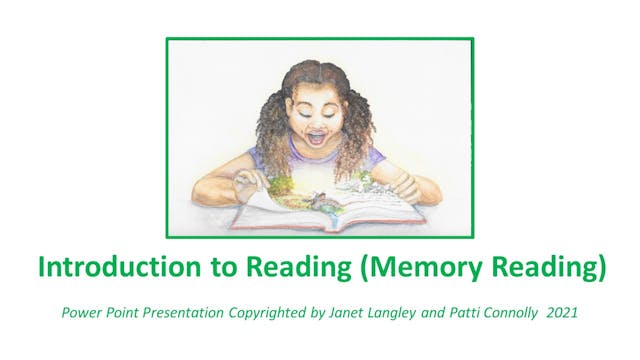 Introduction to Reading (Memory Reading)