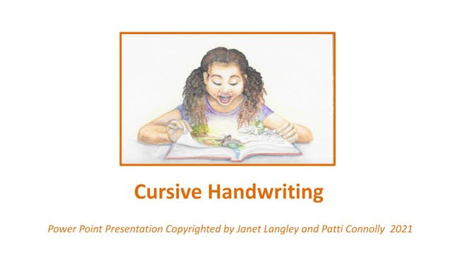 Cursive Writing, Ergonomics of HW Gra...