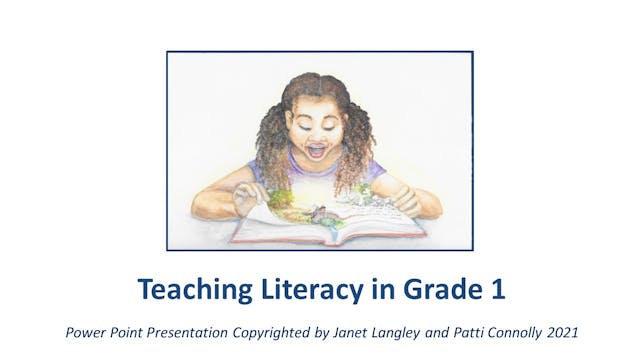 Introduction to Teaching Literacy for Grade 1 On-Demand