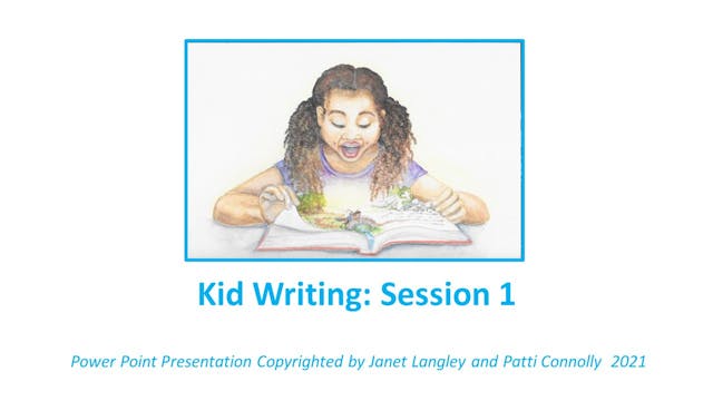 Kid Writing Session 1