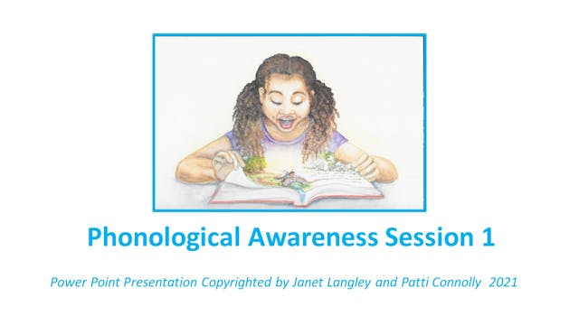 Phonological Awareness Session 1