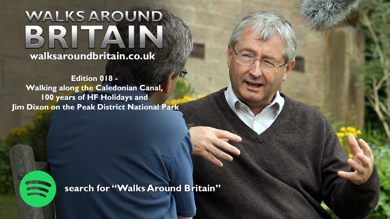 018 - Walking along the Caledonian Canal, 100 years of HF Holidays and Jim Dixon