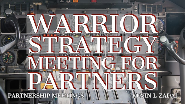 Warrior Strategy Meeting for Partners