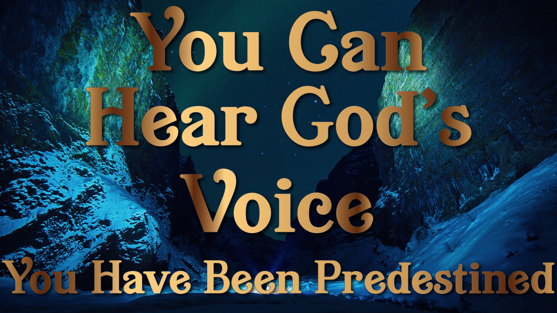 You Have Been Predestined - Your Can Hear God's Voice Session Two