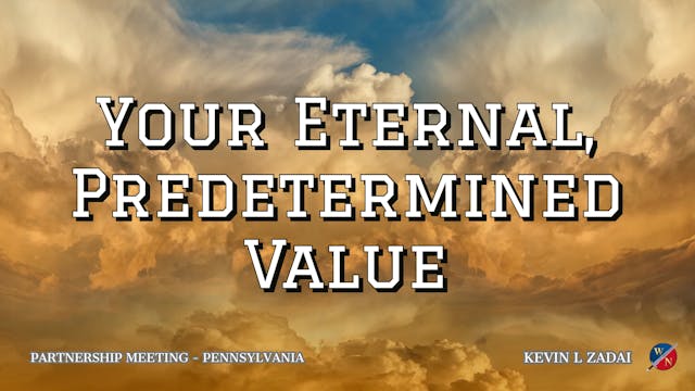 Your Eternal, Predetermined Value - K...
