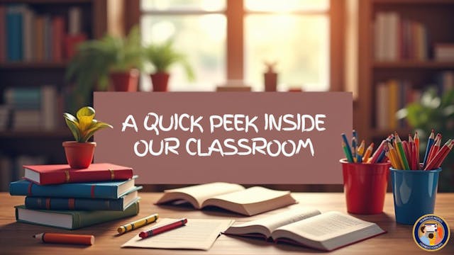 A quick peek inside our homeschool cl...