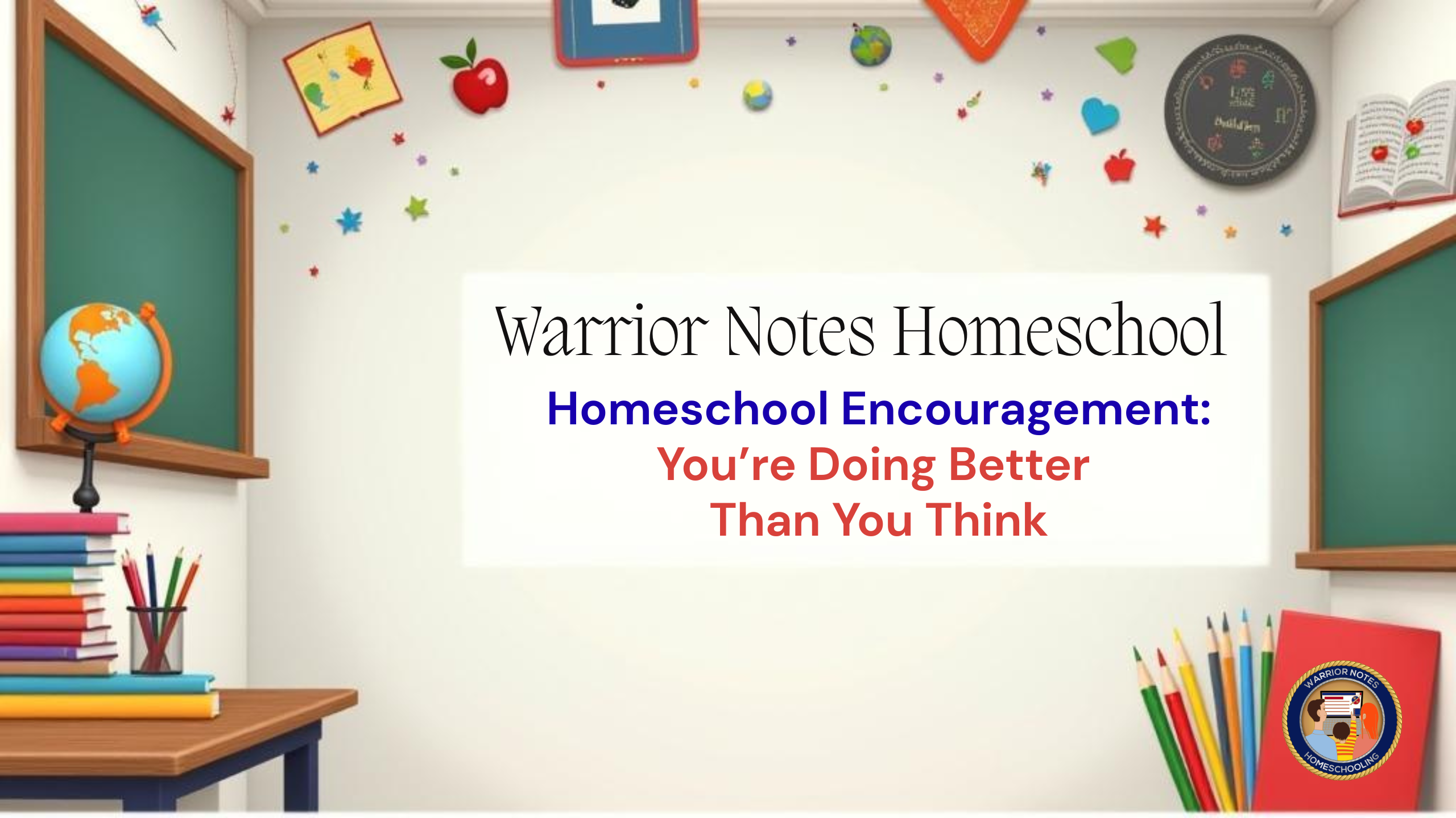 Homeschool Encouragement: You’re Doing Better Than You Think