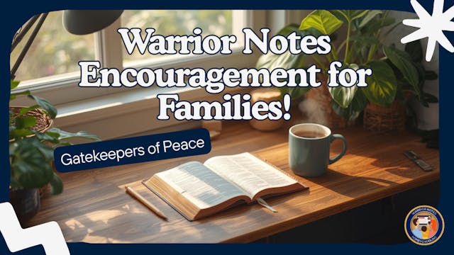 Warriors Notes Encouragement for (Hom...