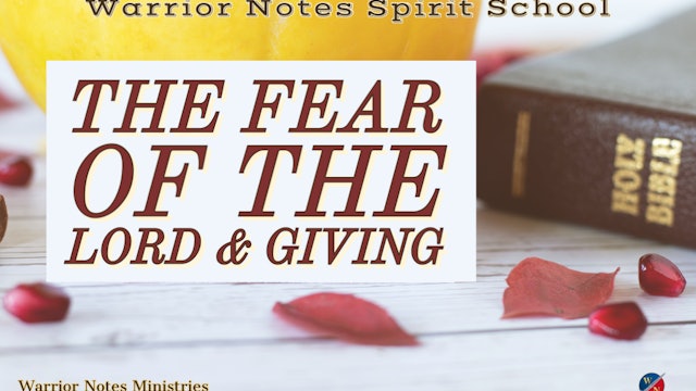 The Fear of the Lord and Giving- Kevin Zadai