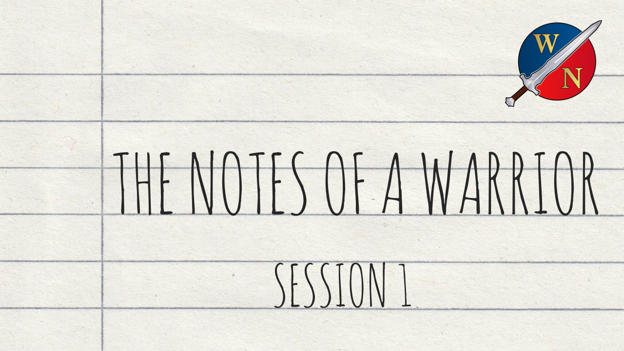 The Notes Of A Warrior Session 1 - Lostant - Kevin Zadai
