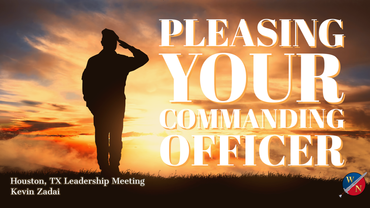 Pleasing Your Commanding Officer- Kevin Zadai