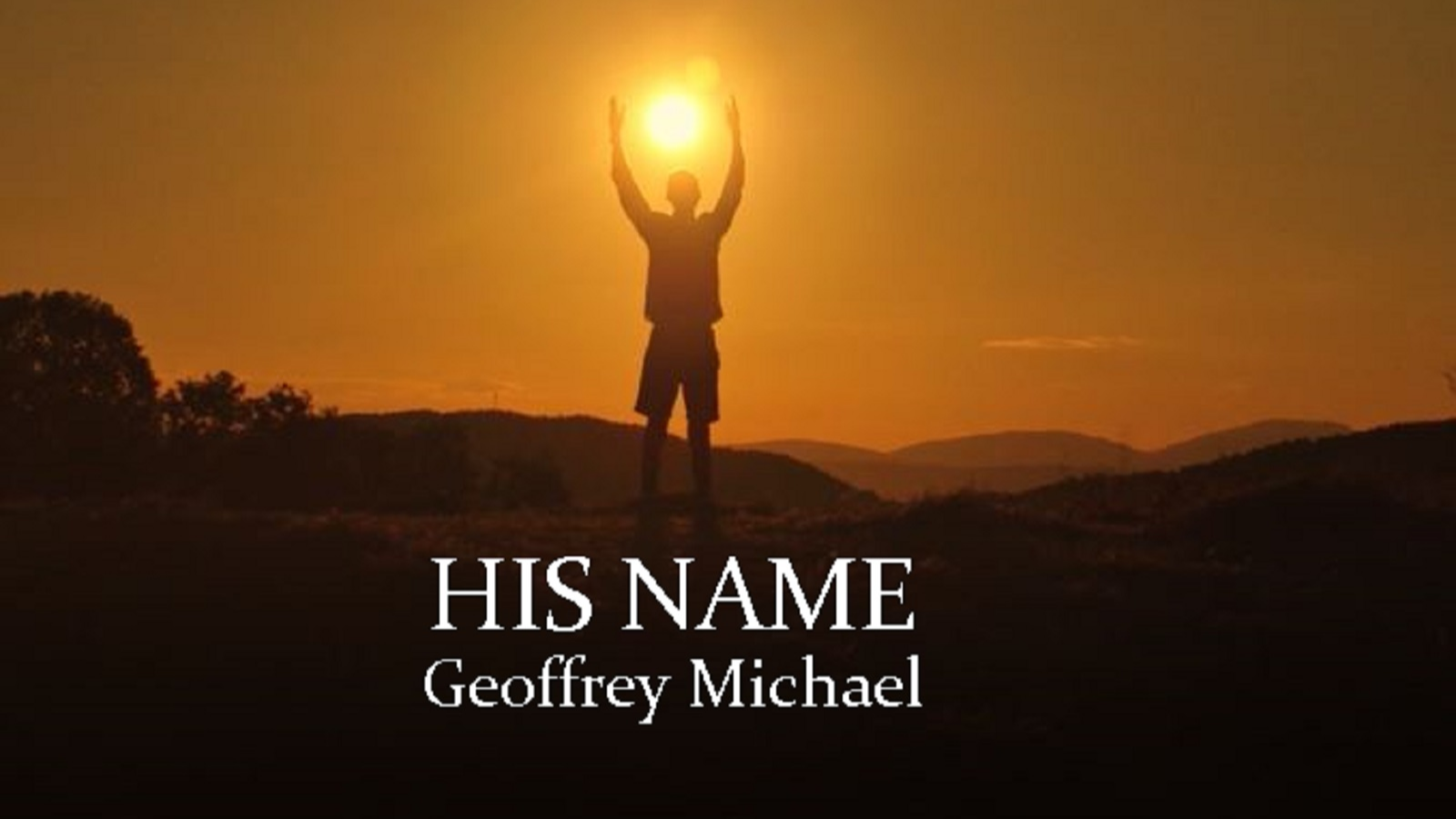 Geoffrey Michael - His Name