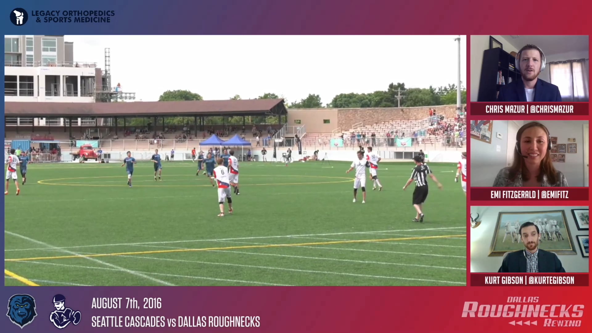  Roughneck Rewind 03: 2016 AUDL Championship Final vs Seattle Cascades