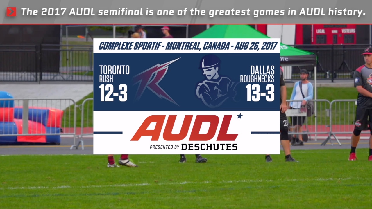 Greatest Matches 2017 Champ Semis | TOR@DAL