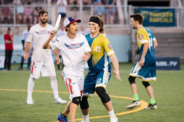 2018 AUDL: Raleigh Flyers at Madison Radicals — Week 9 