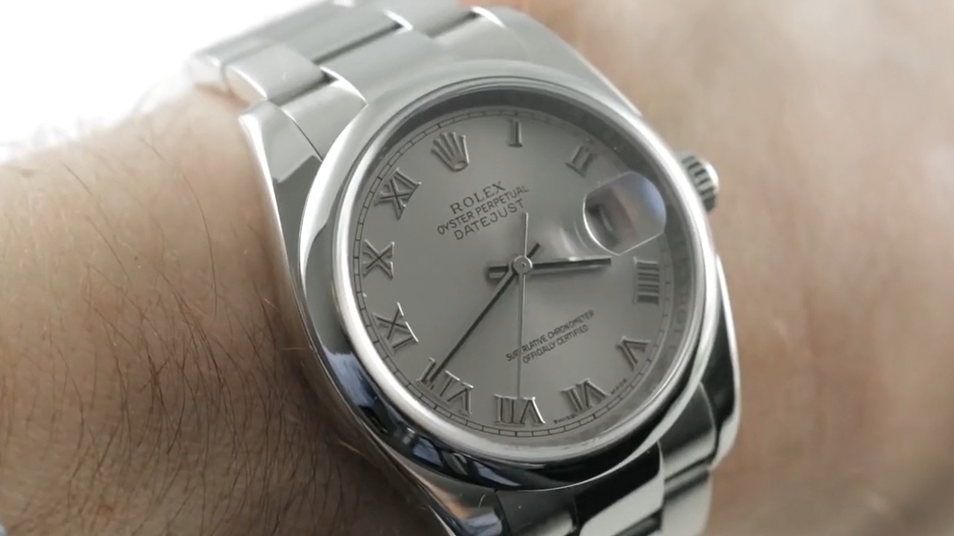 Rolex Datejust 36mm Domed Bezel Roman Numerals (116200) Review - Rolex  Reviews - WatchBox TV