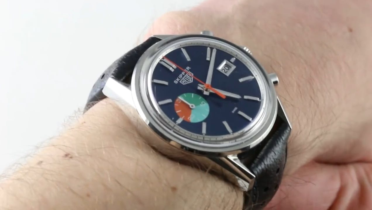 TAG Heuer Limited Edition Carrera Skipper For Hodinkee Review - TAG Heuer  Reviews - WatchBox Studios