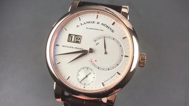 A. Lange & Sohne "Lange 31" 31-Day Power Reserve 130.032F Review
