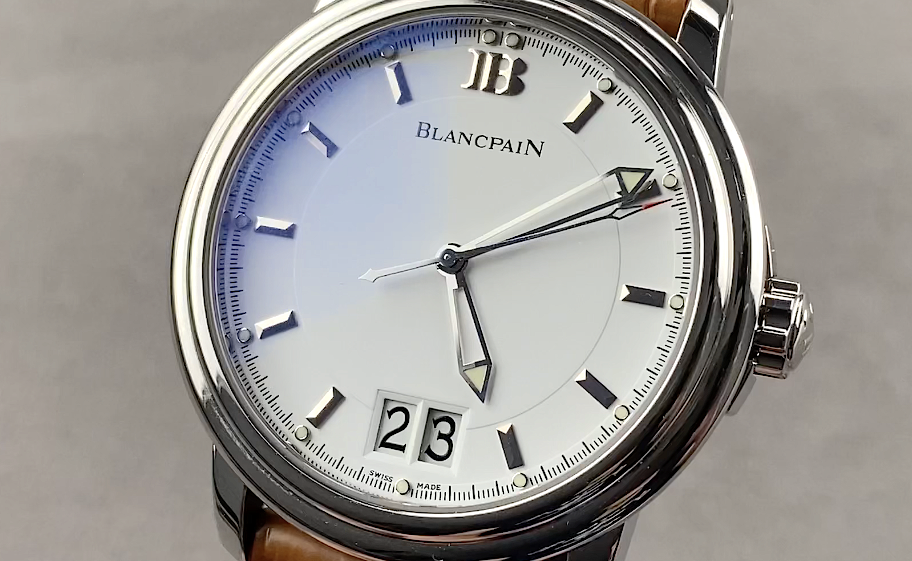 Blancpain Leman Big Date Ultra Slim 2850-1127-53