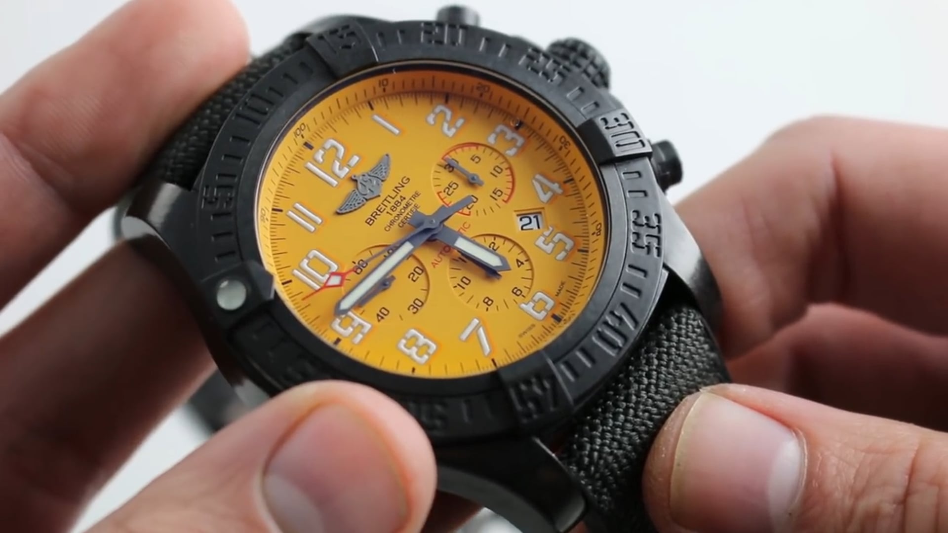 Breitling avenger ii seawolf yellow review sale