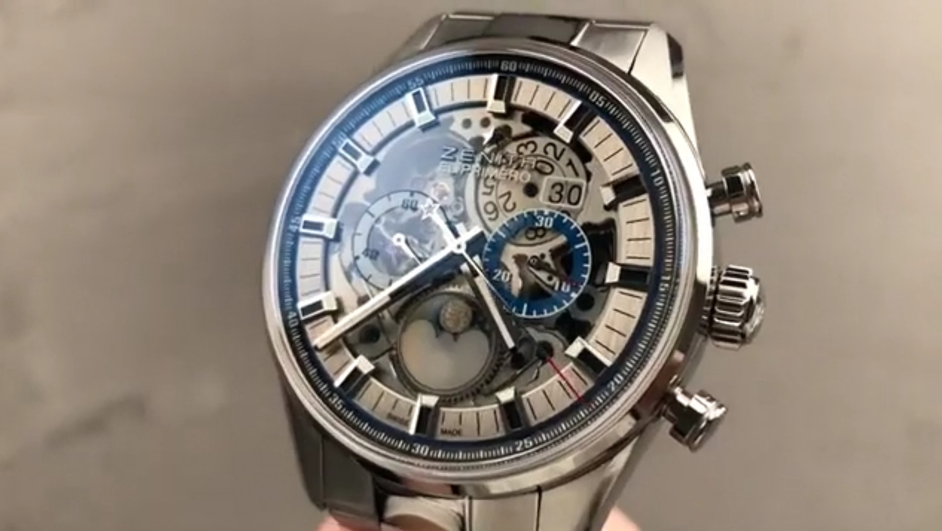 Zenith Chronomaster El Primero Grande Date Moon Full Open 03.2530.4047 78.M2530