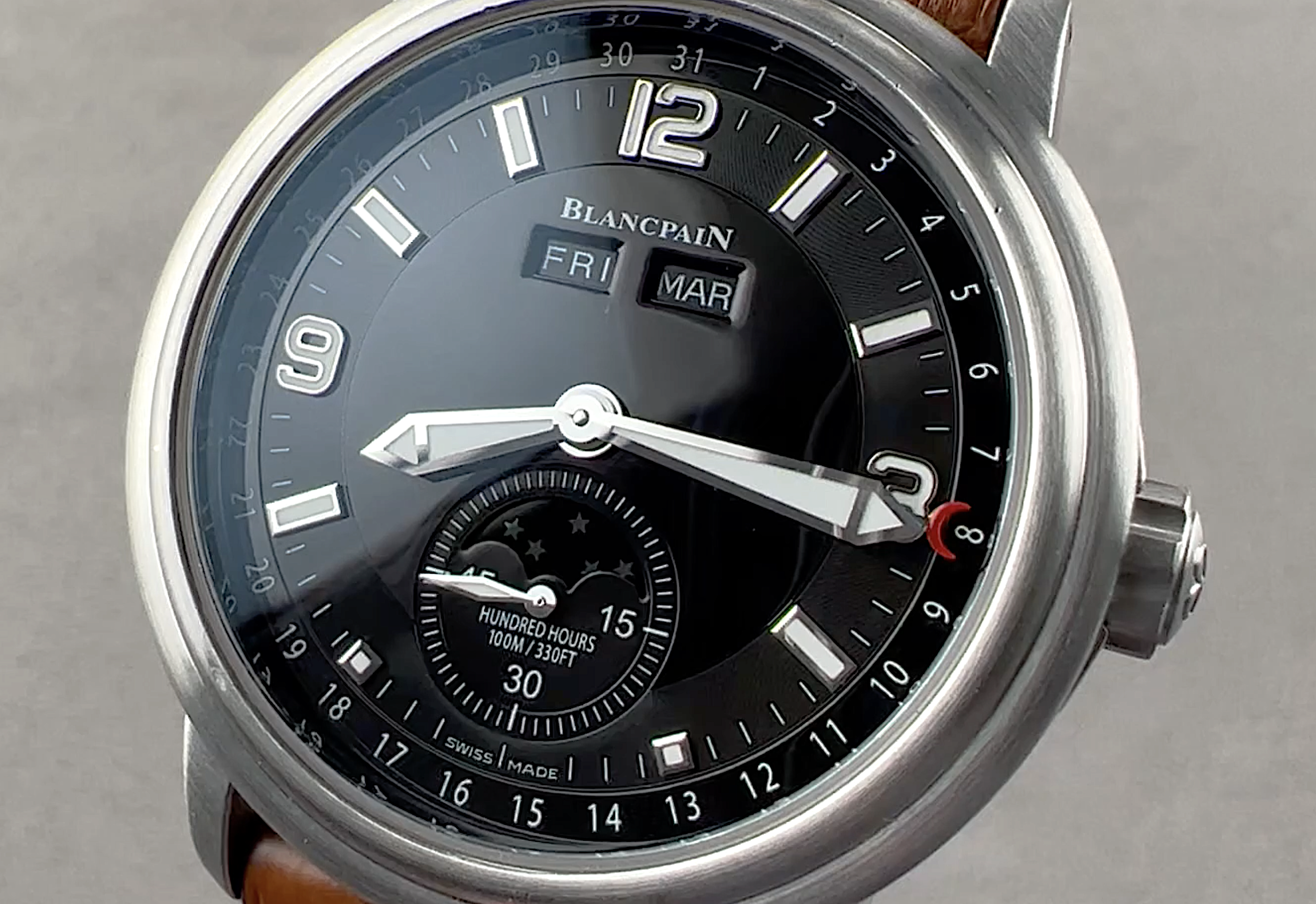 Blancpain Leman Complete Calendar Moon Phase 2863-1130-53B