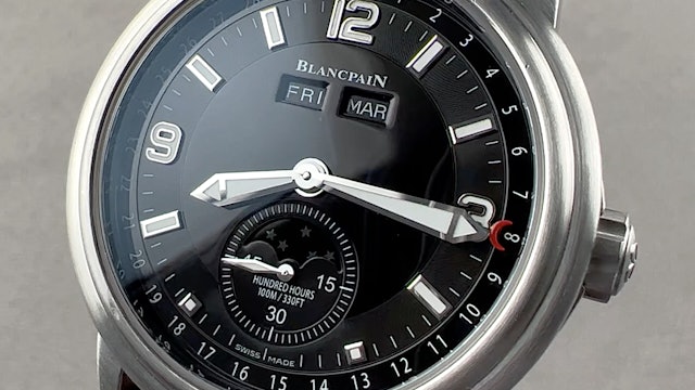 Blancpain Leman Complete Calendar Moon Phase 2863-1130-53B