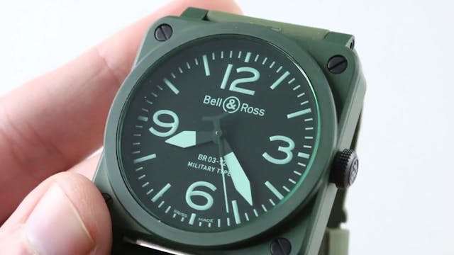 Bell & Ross BR03-92-CK Military Green...