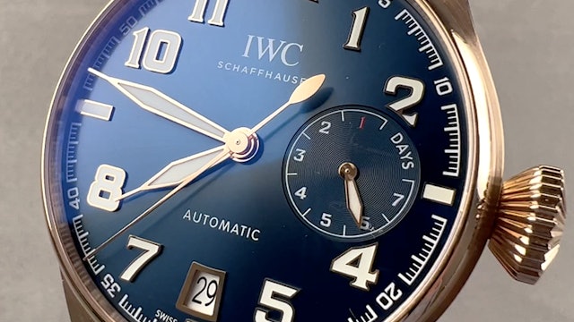 IWC Big Pilot's Watch "Le Petit Prince" Limited Edition IW5009-09
