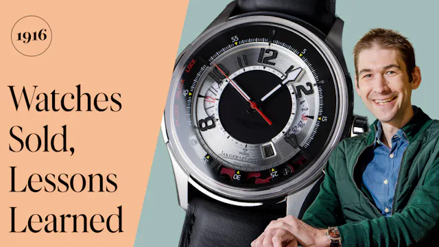 I Sold My Watches, Here's What I Learned