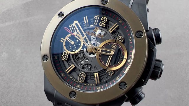 Hublot Big Bang Unico Magic Gold Blac...